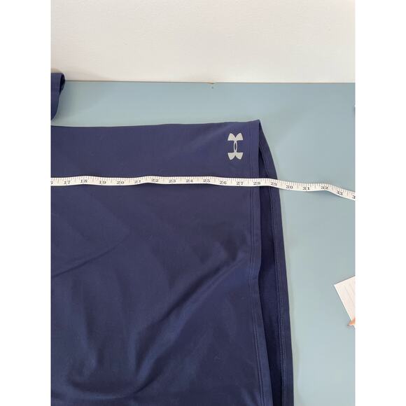 Under Armour Mens coldgear Long sleeve shirt Navy Size L - Picture 6 of 6